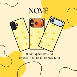 NOVĚ jsou na webu k dispozici i kryty na všechny telefony z řady nových modelů od Applu. Jablíčkáři, zastavte se pro svůj...